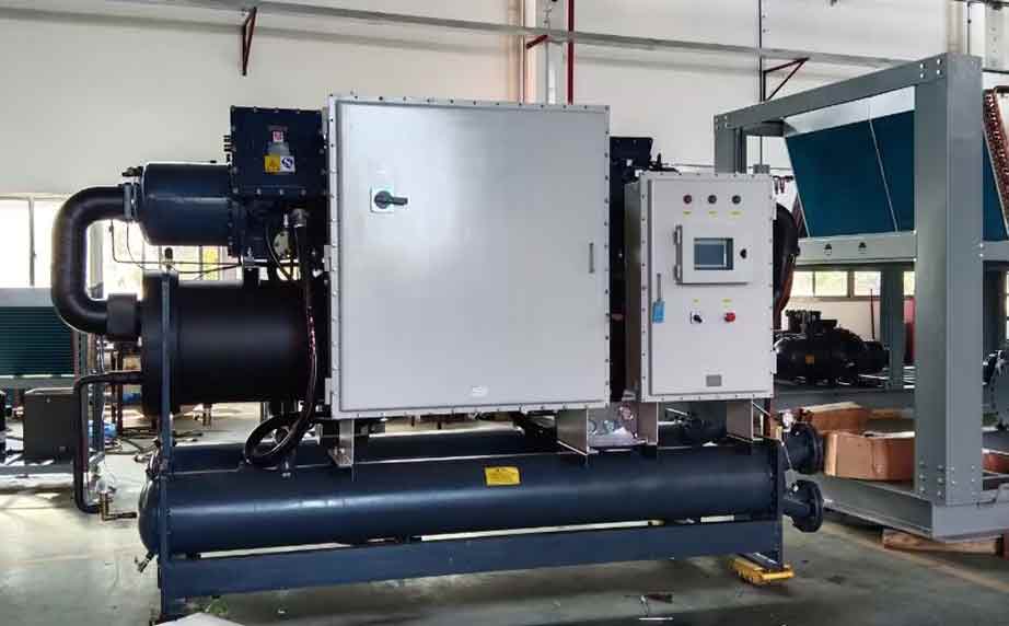 水冷式鹽水低溫冷水機組